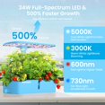 thumbnail image 4 of Sistema de cultivo hidropónico Sainlogic de 12 pods con Wi‑Fi inteligente, 4 of 7