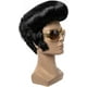 thumbnail image 2 of Peluca para hombre de los años 60, disfraz de rock de los años 50, peluca Punk Hallowen con gafas, 2 of 5