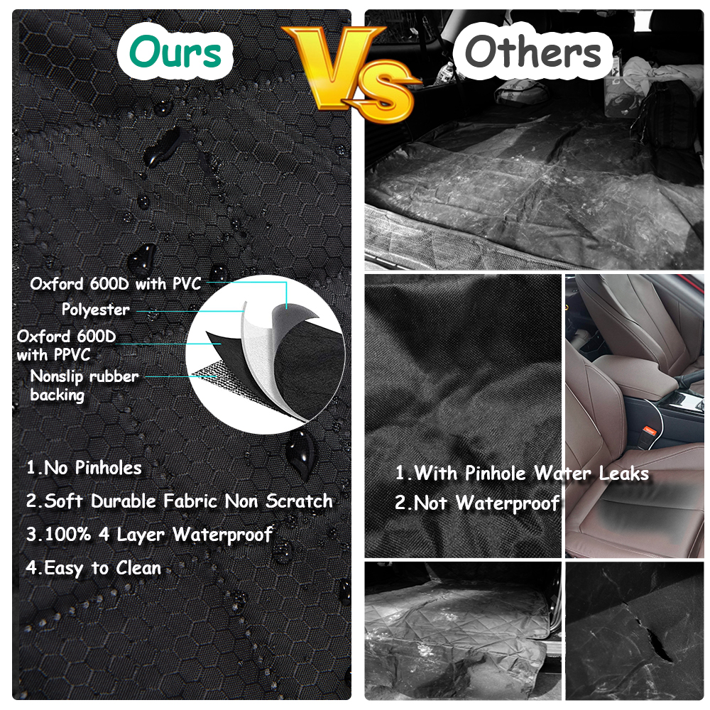 ANOSOSPECIAL Waterproof Dog Car Seat Cover photo 6