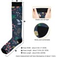 thumbnail image 3 of FREEAMG Colorful Flowers Compression Socks for Women and Men, 1 Pair, 3 of 7