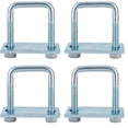 thumbnail image 1 of 4 Pack Leaf Spring Clamp Kit,12*40*80mm Clamps for Truck, Locks Springs Square, 1 of 5