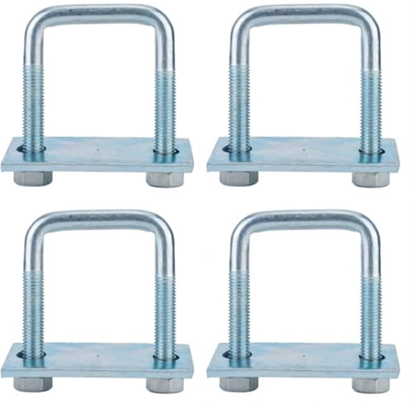 4 Pack Leaf Spring Clamp Kit,12*40*80mm Clamps for Truck, Locks Springs Square