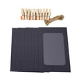 thumbnail image 1 of Vaidha Hanging Album Clip Kraft Paper Photo Frame Strings Rope Clips Sets 10pcs DIY, 1 of 3