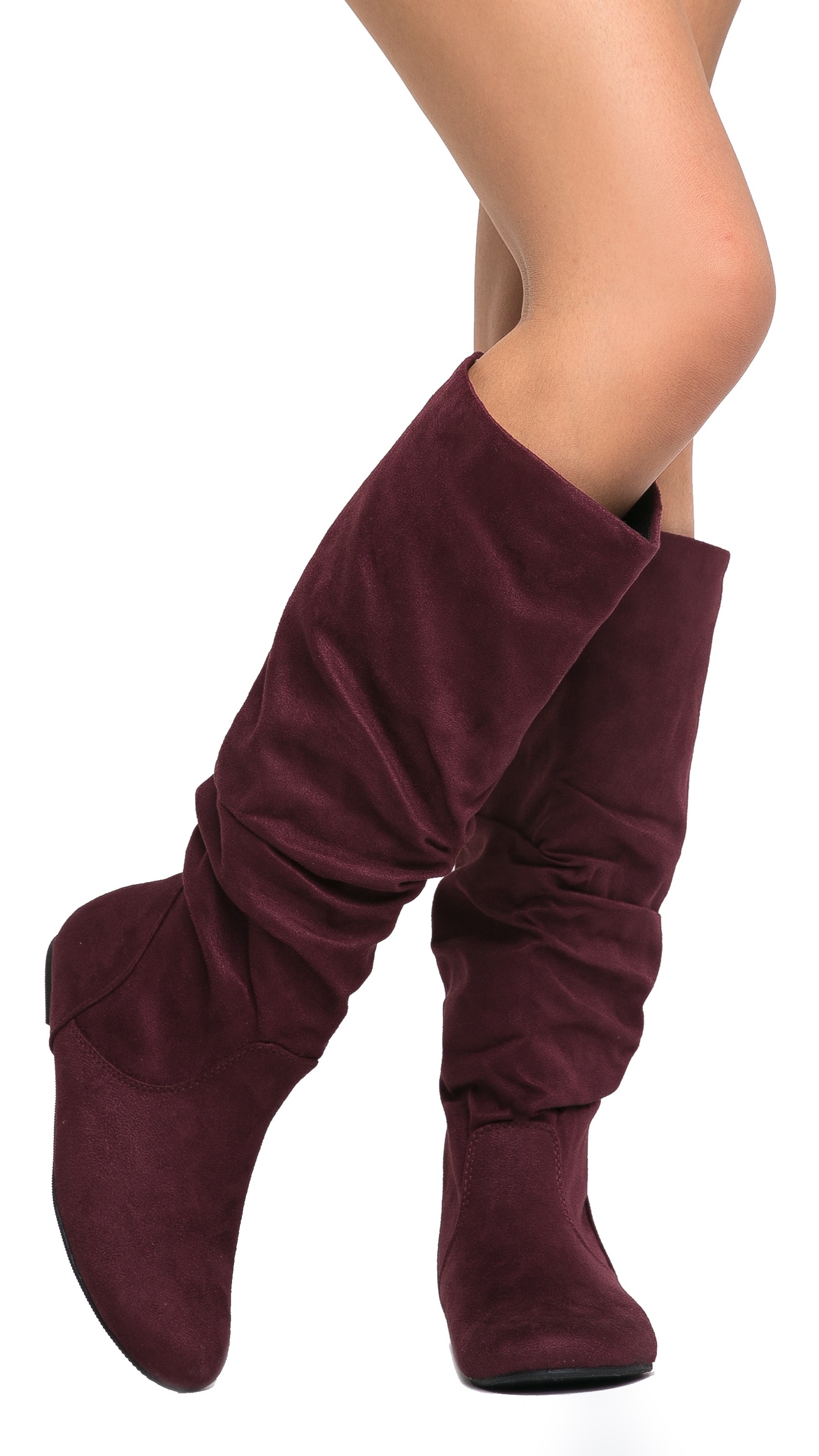 comfortable knee high boots for walking