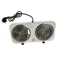 thumbnail image 1 of Portable Dual Electric Countertop Burner, Coil Cooktop Tabletop Stove With Efficient Power For Seamless Cooking At Home Or On The Go (2000W), 1 of 5