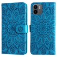 thumbnail image 1 of Funda tipo cartera GANGXUN para Xiaomi Redmi A1 4G , diseño girasol, cuero PU, soporte, cierre magnético, tarjetero, 1 of 5