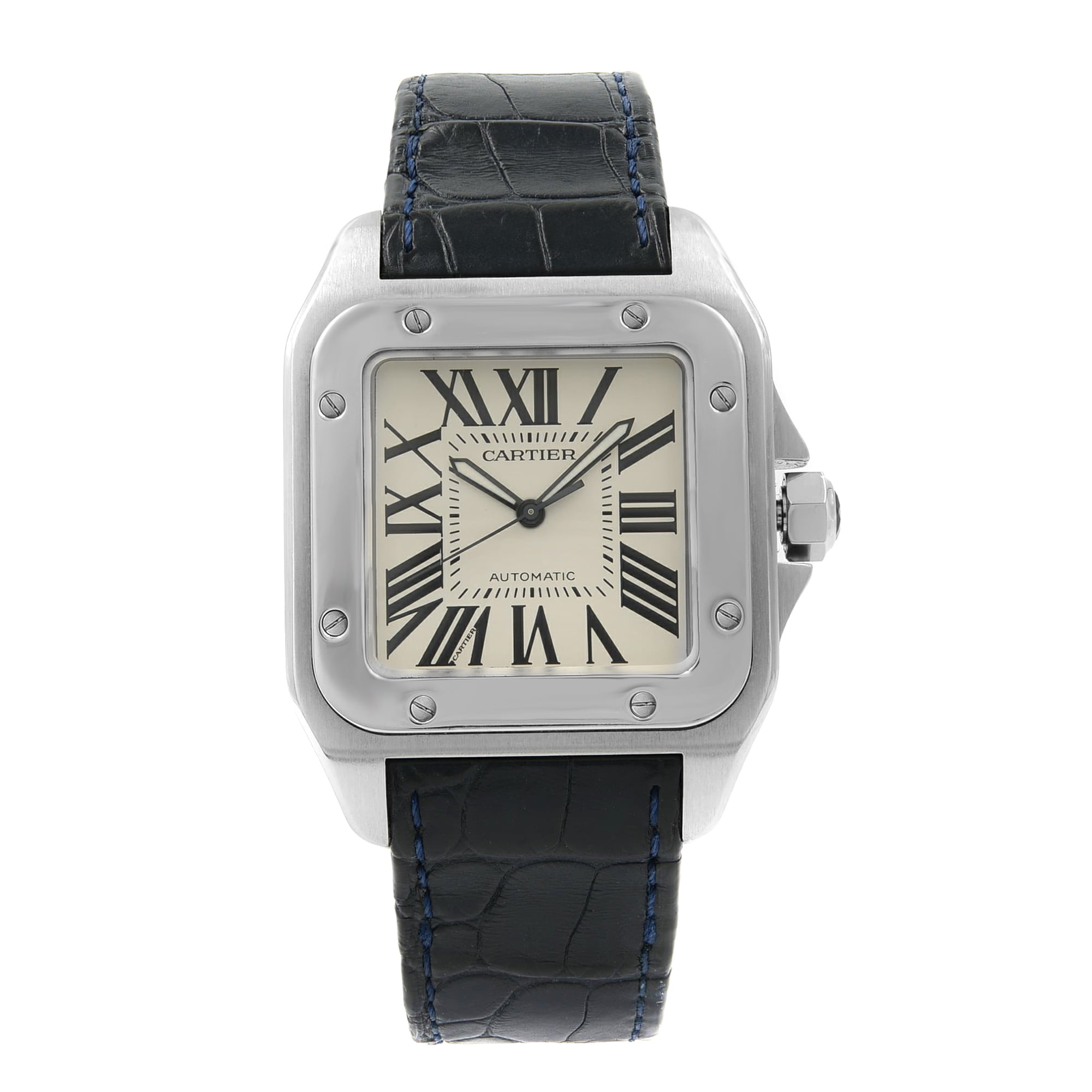 cartier square mens watch