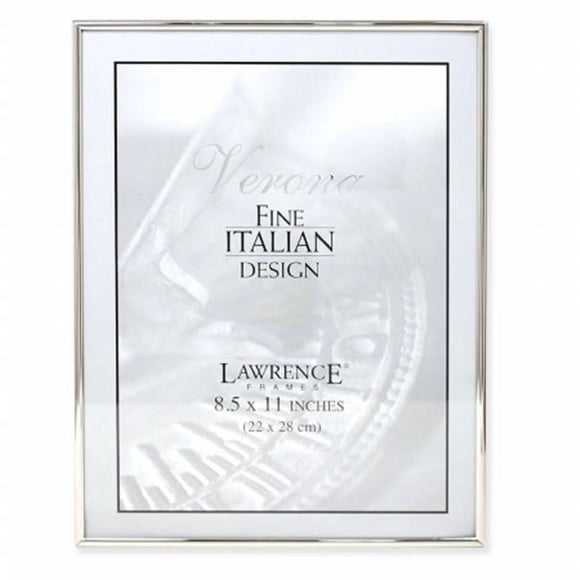 Lawrence Frames 650081 Simply Metal Picture Frame - Silver- 0.77 in.