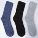 thumbnail image 3 of pares de calcetines peludos de invierno para hombre, calcetines de forro polar para hombre, 3 of 5