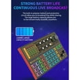 thumbnail image 4 of Mistaha Portable Live Sound Card with 3 Reverb Singing Modes, 9 Scene Modes, 20 Special Warm-up Modes, USB Charging Cable, Microphone - Black, 4 of 6