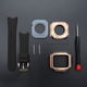 thumbnail image 4 of Kit de modificación de lujo para Apple Watch Case Band 7, 45mm, 44mm, 42mm, marco de bisel de Metal, correa de goma para IWatch 7, 6, 5, 4, 3, SE, 4 of 4