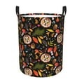 thumbnail image 6 of Lsque Owl And Leaves pattern Laundry Hamper Basket, Tall Woven Rope Hamper Basket for Clothes, Lightweight Storage Basket, Collapsible Waterproof-Medium, 6 of 8
