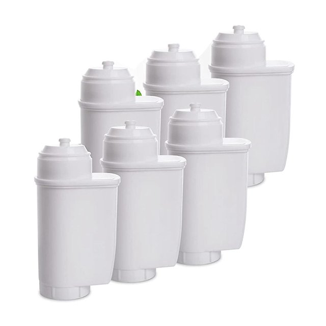 6 unidades de filtro de agua de café adecuado para Siemens Eq Series,tz70003 Afortunado Sencillez