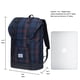 thumbnail image 2 of KAUKKO Mochila ligera para exteriores, mochila de viaje informal para portátil de 15 pulgadas (6-13-negro) KAUKKO EP6-13-black, 2 of 5