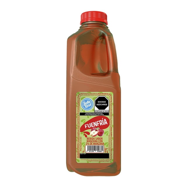 Bebida Sello Azul Fuenfría sabor manzana 1 l