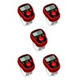 thumbnail image 1 of bedienty Finger Counter Handheld Tally Counters with Sensitive Buttons Finger Ring Golf Digit Stitch Marker Save Power Type 2 5Set, 1 of 6