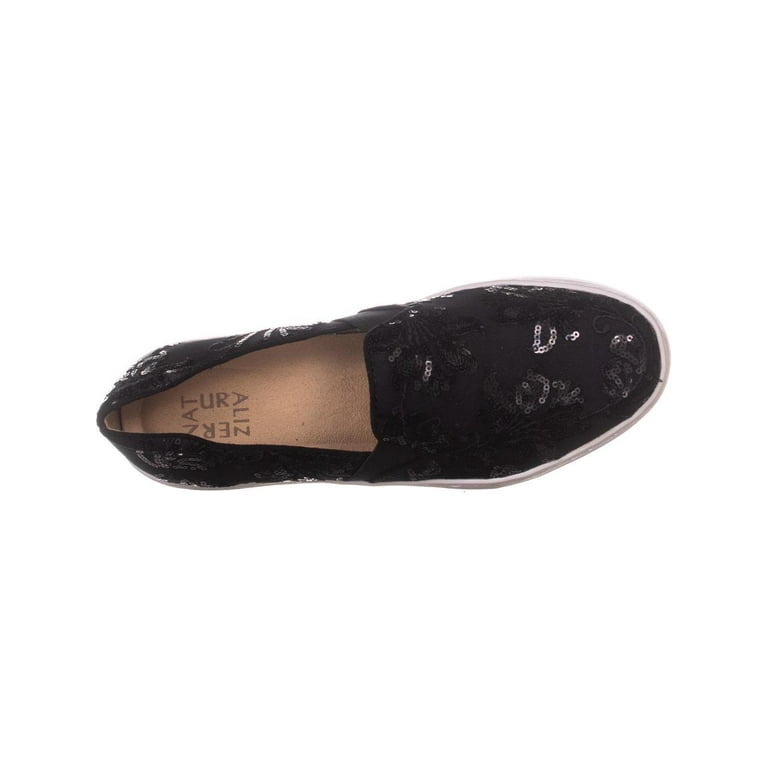 Womens naturalizer Carly 3 Slip On Sneakers Black Lace Walmart