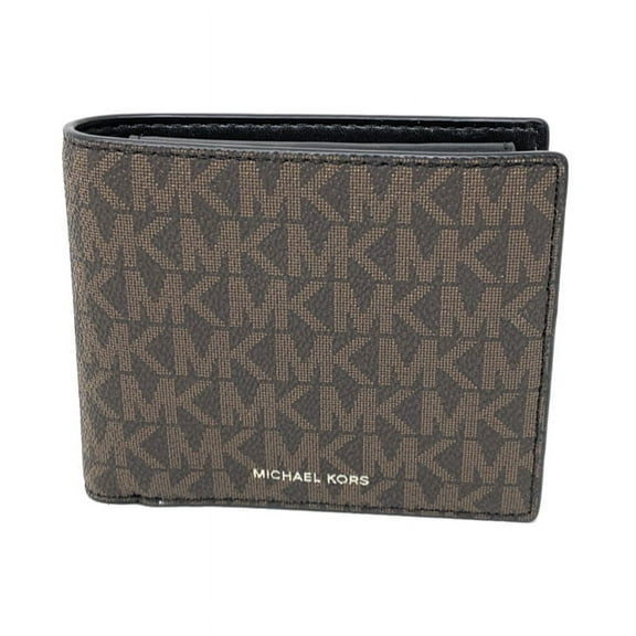 Michael Kors Men's Cooper Billfold Wallet with Coin Pocket (Brown)