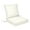 Ivory White, variant on BPS 19x19 Inch Outdoor Deep Seat Cushion Set, Waterproof Patio Furniture Cushions with Adjustable Straps & Removable Cover for Patio, Deck, or Garden, Khaki