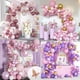 thumbnail image 2 of 108 Pzs Globos De Mariposa Rosa Púrpura Decoraciones De Fiesta Latex Confeti Guirnalda Kit De Arco De Boda Cumpleaños Conjunto De Aniversario Decoración Set Cadena Necesidades Baby Shower Baloons, 2 of 4