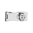 thumbnail image 1 of 3-Inch Silver Lock Buckle with Screws - No-Drill Security Lock for Wardrobes, Drawers, Lockers, Refrigerators, File Cabinets & Cabinets, 1 of 7
