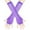 Purple, variant on UJNDER Textured Coarse Net Elastic Long Gloves for Punk Style Half Finger Nightclub Carnival Party and Evening Events Sky Blue One Size