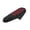 Red, variant on Striped PVC Non-Slip Electric Bike Seat Cover Heat Insulation Soft E-Bike Saddle Cushion, Four Color Stripe Breathable Motorcycle Seat Protector(Black)