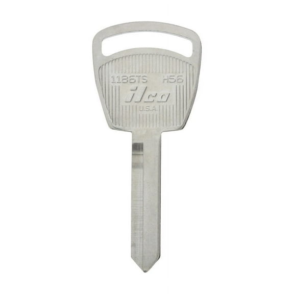Hillman 5965538 Automotive Universal Key Blank for H56 Double Sided for Ford - Case of 10, Silver