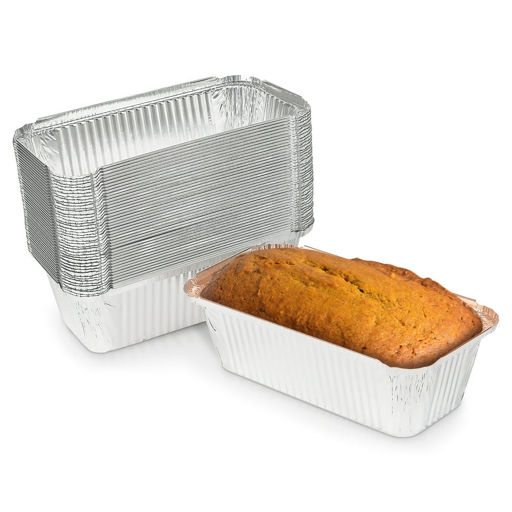 [62 Pack] 2 Lb Loaf Pans for Baking Bread - Aluminum Foil Bread Pan