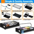 thumbnail image 6 of Under Bed Storage with Wheels, 2 Pack Under Bed Storage Containers with Dividers & Clear Lids, Under the bed storage Organizer Bins, Underbed Storage with Wheels for Clothes, 6 of 8
