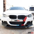 thumbnail image 2 of OMAC Front Bumper Lip Splitter for BMW 3 Series F30 F31 2012-2019 ABS Black, 2 of 6