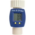 thumbnail image 2 of Medidor de Flujo de Agua Save a Drop P3 Azul | Mide el Consumo en Galones de una Manguera de Jardín Exterior | Ayuda a Conservar Agua, 2 of 4