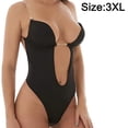 thumbnail image 2 of Body Bra, Sujetador En V Profundo Body Sexy para Mujer Fiesta Noche Control De La Barriga Fajas - Negro, 2 of 5