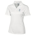 thumbnail image 2 of Women's Cutter & Buck White Houston Oilers Throwback Logo Genre DryTec Textured Polo, 2 of 3