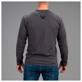 thumbnail image 3 of VORTEX Adult Male Core Logo T-Shirt, Color: Charcoal Heather, Size: M, 3 of 3