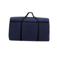 thumbnail image 4 of Bolsa de almacenamiento grande, bolsa de fin de semana, bolsa de noche, organizador, contenedor, equipaje portátil Azul oscuro 90x55x28cm, 4 of 9