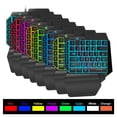 thumbnail image 3 of One Hand Mechanical Gaming Keyboard Half Keyboard Small Gaming Keyboard for Fortnite/LOL/PUBG/CSGO/Rainbow Six, 3 of 4