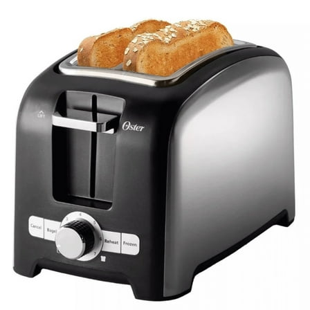 Oster 2-Slice Toaster, Brushed Stainless Steel