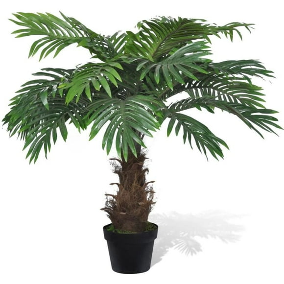Artificial cycus palm tree with pot 80 cm