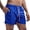 Blue, variant on MSJUHEG Mens Shorts Men'S Shorts Solid Color Candy-Colored Lace-Up Beach Pants Shorts Shorts Men Black L