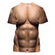 thumbnail image 5 of Camisetas de Manga Larga de los Hombres Muscle Print Graphic Tee, Sudadera de Cuello de la Tripulación Casual para Al Aire Libre, Vacaciones Y Verano Diario de Primavera, 5 of 6