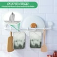 thumbnail image 4 of Yayeee Pot Holders Kitchen Heat Resistant with Pocket 7"x9.8" Cotton Oven Cooking Hot Pads, Foggy Forest, 4 of 7