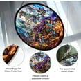 thumbnail image 2 of Personalized Motocross Stained Glass Window Hanging Suncatcher, Multicolor Motorcycle Themed Rustic Glass Ornament for Multiple Occasions, Festive Occasions, Holidays, Gifting, 2 of 6