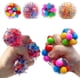 thumbnail image 1 of bolas de juguete para apretar, bolas antiestrés blandas con cuentas de colores, juguete sensorial para aliviar la ansiedad y el estrés, herramienta de ejercicio manual para niños y adultos (suave), 1 of 4