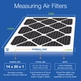 thumbnail image 3 of 14x20x1 (13_1/2x19_1/2) Pure Carbon Odor Reduction Furnace Air Filters 3 Pack, 3 of 7