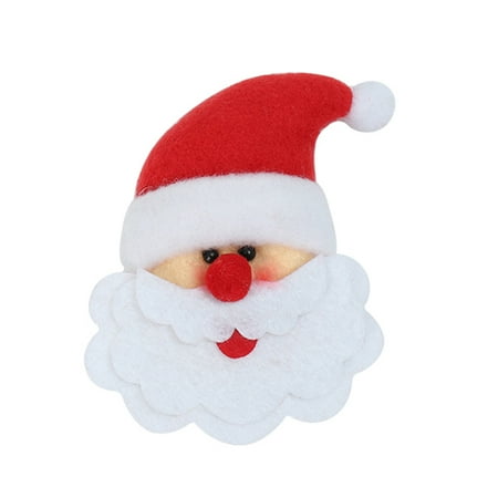 

HOMEMAXS Christmas Refrigerator Magnet Decal Nonwoven Santa Claus Design Fridge Stickers Home Decoration