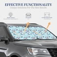 thumbnail image 5 of Uemuo Sailboats Anchors Printed 2 PCS Car Windshield Sun Shade, Auto Sun Heat and UV Rays Blocker, Foldable Automotive Front Window Sunshade Protector, 5 of 7