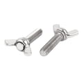 thumbnail image 4 of Uxcell M10 304 Stainless Steel Wing Bolt Butterfly Screw Metric (2-pack), 4 of 5