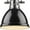 Chrome / Black, variant on Golden Lighting Duncan 3604-M1L Mini Pendant