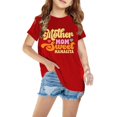thumbnail image 4 of Birdeem Chemises pour Enfants T-Shirt Graphique à Manches Courtes Col Rond Crop Top pour Filles et Garçons de 3 à 14 Ans T-Shirt Tee, 4 of 9